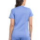 Women's 2-Pocket Maternity Mock Wrap Top - WW688 - Ciel