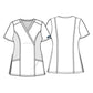 Women's 2-Pocket Maternity Mock Wrap Top - WW688 - Royal