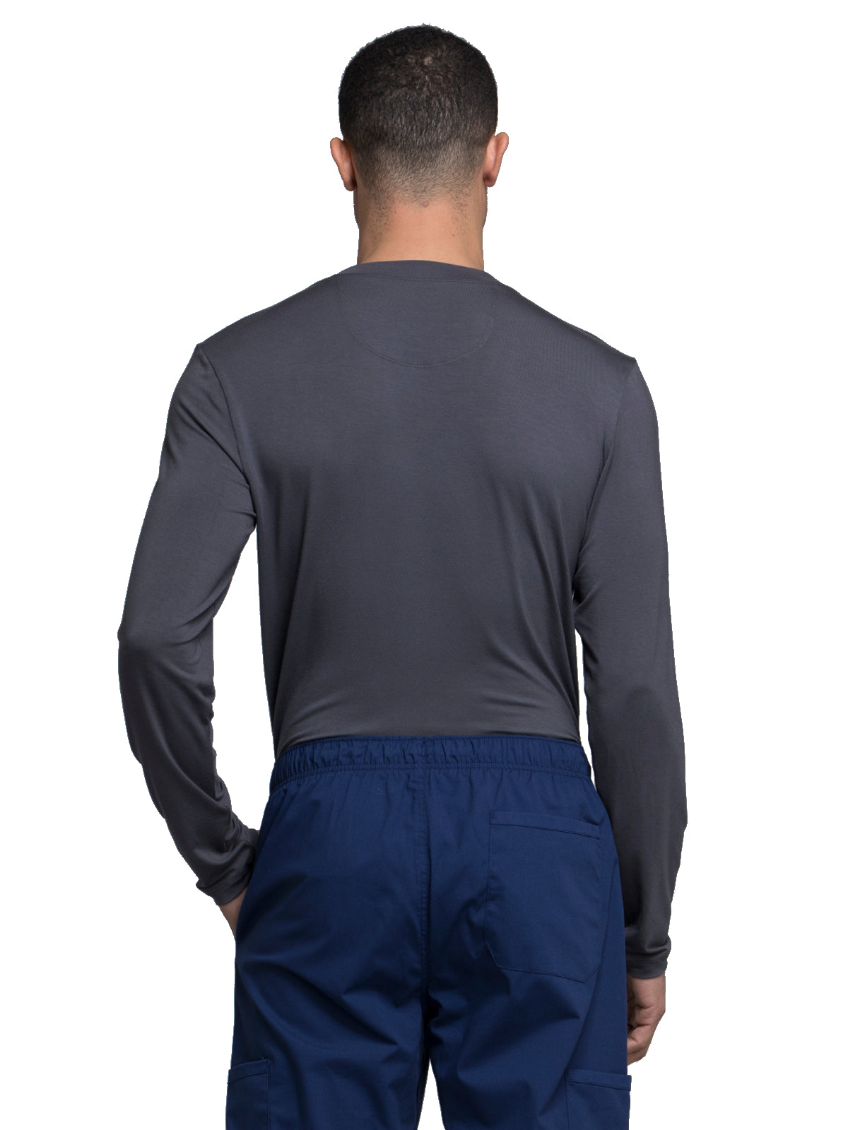 Men's Underscrub Knit Top - WW700 - Pewter