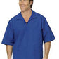 Unisex Zip Front Casual Shirt - 195 - Royal