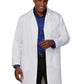 Men's Three-Pocket 41" Knee-Length Lab Coat - 433 - White