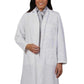 Women's Three-Pocket 41" Full-Length Lab Coat - 438 - White