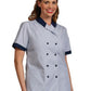 Women's Double Breasted Tunic Shirt - 61235 - Blue Jr. Cord