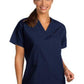 Unisex Reversible V-Neck Top in Navy - 6694 - Navy