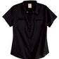 Women's Short-Sleeve Button-Down Industrial Shirt - 5350 - Black
