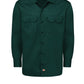 Men's Long Sleeve Traditional Work Shirt - 5574 - Hunter Green