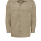 Men's Long Sleeve Traditional Work Shirt - 5574 - Khaki
