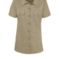 Women's Short-Sleeve Traditional Shirt - FS57 - Khaki