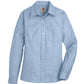 Women's Long-Sleeve Stretch Oxford Shirt - L254 - Light Blue