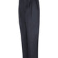 Women's Pleated Twill Slacks - PT39 - Black