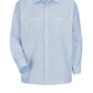 Men's Long Sleeve Industrial Stripe Work Shirt - SL10 - Blue/White Stripe