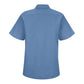 Women's Short Sleeve Industrial Work Shirt - SP23 - Petrol Blue
