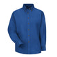 Women's Long Sleeve Button Down Dress Shirt - SP91 - Royal Blue