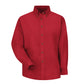 Women's Long Sleeve Button Down Dress Shirt - SP91 - Red