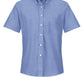 Women's Blu/Wh Str Drs Shirt 60/40 Oxf - SR61 - Light Blue