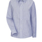 Women's Blu/Wh Str Drs Shirt 60/40 Oxf - SR71 - Blue Stripes