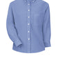 Women's Blu/Wh Str Drs Shirt 60/40 Oxf - SR71 - Light Blue