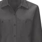Women's Long Sleeve Work Shirt with Mimix - SX11 - Charcoal