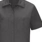 Women's Short Sleeve Mimix Work Shirt - SX21 - Charcoal