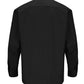 Men's Long Sleeve Two-Tone Crew Shirt - SY10 - Black