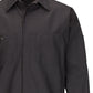 Men's Long Sleeve Two-Tone Crew Shirt - SY10 - Charcoal