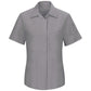 Women's Short Sleeve Performance Plus Shop Shirt - SY41 - Light Grey/Charcoal Mesh