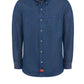 Men's Denim Long-Sleeve Work Shirt - WL30 - Indigo Blue