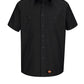 Men's Canvas Short-Sleeve Work Shirt - WS20 - Black