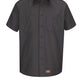 Men's Canvas Short-Sleeve Work Shirt - WS20 - Charcoal