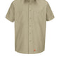 Men's Canvas Short-Sleeve Work Shirt - WS20 - Khaki