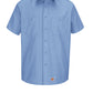 Men's Canvas Short-Sleeve Work Shirt - WS20 - Light Blue