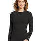 Women's Crew-Neck Long Sleeve Underscrub Tee - 205 - Black