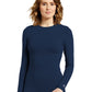 Women's Crew-Neck Long Sleeve Underscrub Tee - 205 - Navy