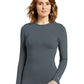 Women's Crew-Neck Long Sleeve Underscrub Tee - 205 - Pewter