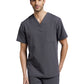 Men's 2-Pocket Tuckable V-Neck Top - 2206 - Dark Pewter