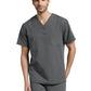 Men's 2-Pocket Tuckable V-Neck Top - 2206 - Taylor Grey