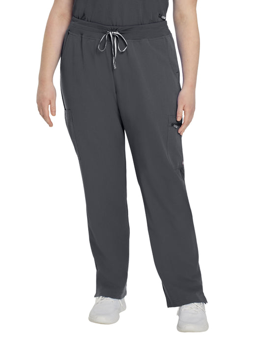 Women's 6-Pocket Low-Rise Waist Cargo Pant - 337 - Dark Pewter