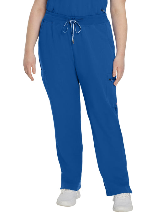 Women's 6-Pocket Low-Rise Waist Cargo Pant - 337 - Royal