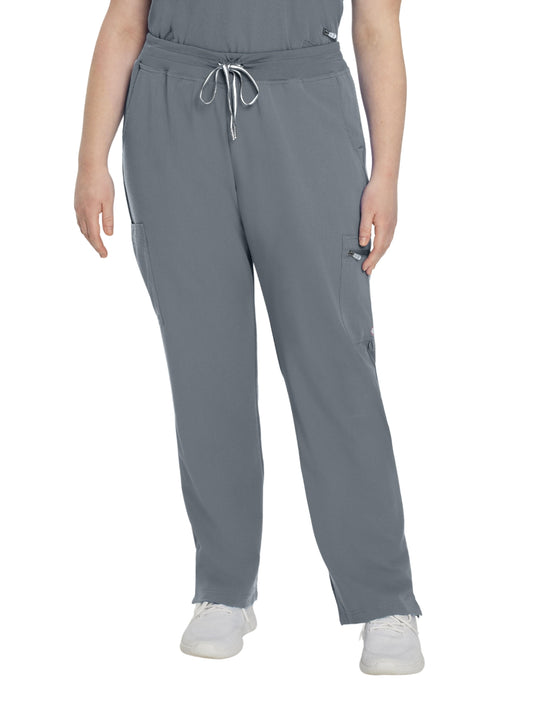 Women's 6-Pocket Low-Rise Waist Cargo Pant - 337 - Taylor Grey