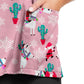 Women's 3-Pocket V-Neck Printed Top - 618 - Desert Snow