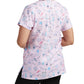 Women's 3-Pocket V-Neck Printed Top - 618 - On the Go