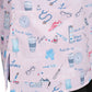 Women's 3-Pocket V-Neck Printed Top - 618 - On the Go