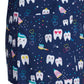 Women's 3-Pocket V-Neck Printed Top - 618 - Too Cool Dental