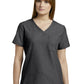 Women's 1-Pocket Tuckable V-Neck Top - 794 - Dark Pewter