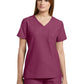 Women's 1-Pocket Tuckable V-Neck Top - 794 - Raspberry Coulis