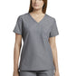 Women's 1-Pocket Tuckable V-Neck Top - 794 - Taylor Grey