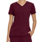 Women's 1-Pocket Tuckable V-Neck Top - 794 - Wine (Burgundy)