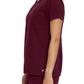 Women's 1-Pocket Tuckable V-Neck Top - 794 - Wine (Burgundy)