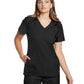 Women's 4-Pocket V-Neck Top - 950 - Black
