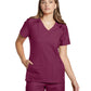 Women's 4-Pocket V-Neck Top - 950 - Raspberry Coulis